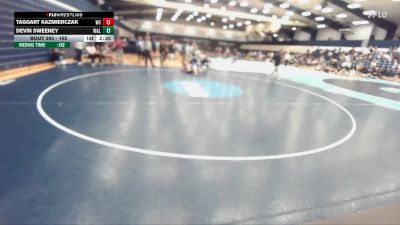 165 lbs Cons. Round 5 - Devin Sweeney, Washington And Lee vs Taggart Kazmierczak, Wheaton