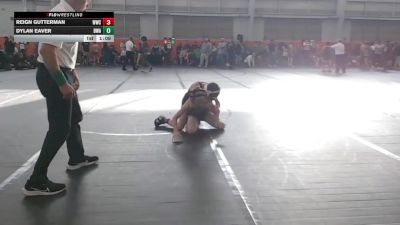 84 lbs Round 2 (6 Team) - Dylan Eaver, Donahue WA vs Reign Gutterman, Westshore WC