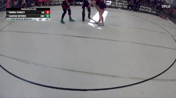 168 lbs 5th Place Match - Emma Finecy, Lakeview vs Alexis Myers, Nebraska Wrestling Academy