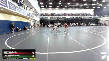 125 lbs Champ. Round 1 - Matt Alarcon, Victor Valley vs Jason McDonald, Unattached