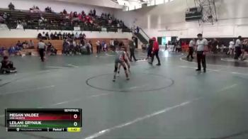 101 lbs Semifinal - Megan Valdez, San Jacinto vs Leilani Gryniuk, Riverside Poly