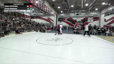 132 lbs Cons. Round 2 - Ethan Burbano, Pounders WC vs Brian Gutierrez, Pacifica (OX)