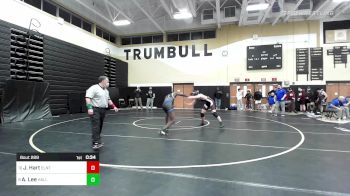 170 lbs Consi Of 8 #2 - Jackson Hart, East Lyme/Norwich Tech vs Alton Lee, Hall