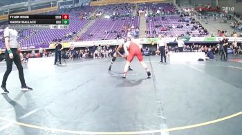 141 lbs Semis & 3rd Wb (16 Team) - Tyler Rhue, Southern Oregon vs Kaden Wallace, Oklahoma City