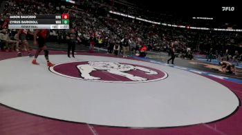 165-2A Semifinal - Cyrus Barkdoll, Wiggins School District vs Jason Saucedo, Burlington