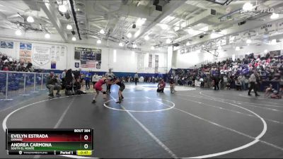 120 lbs Cons. Round 3 - Evelyn Estrada, Oxnard vs Andrea Carmona, South El Monte