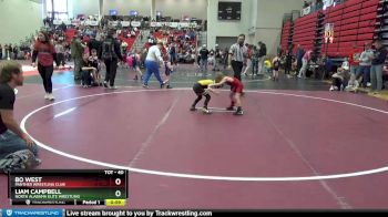 40 lbs Cons. Round 2 - Liam Campbell, North Alabama Elite Wrestling vs Bo West, Panther Wrestling Club