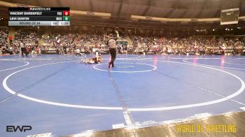 76 lbs Round Of 64 - Vincent Ehrenfelt, Pikes Peak Warriors vs Levi Gustin, Michigan Premier Wrestling Club