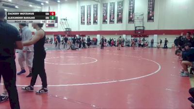149 lbs Cons. Round 3 - Zackery Motzukus, Unattached vs Alexander Barajas, Unattached