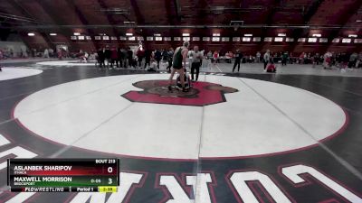 165 lbs Cons. Round 4 - Maxwell Morrison, Brockport vs Aslanbek Sharipov, Ithaca