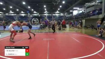 137 lbs Quarterfinal - Bryce Goucher, Prodigy Elite vs Luke Waldron, Bulltrained