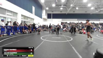 144 lbs Cons. Round 4 - Victor Ramirez, Temescal Canyon vs Isaiah Ramirez, CVBJJ