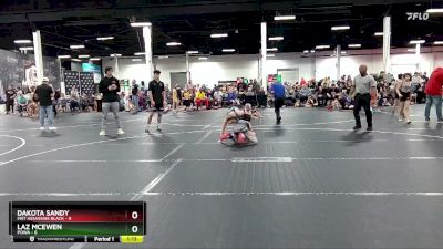 88 lbs Round 3 (8 Team) - Laz MCewen, POWA vs Dakota Sandy, Mat Assassins Black