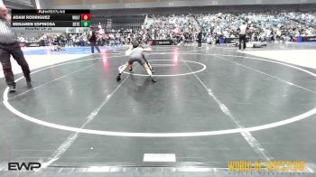70 lbs Round Of 32 - Adam Rodriguez, Wolfpack Wrestling Club Tx vs Benjamin Espinosa, Silvaback Training Center
