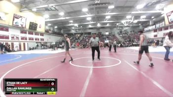 150 lbs Quarterfinal - Dallan Rawlings, Show Low vs Ethan De Lacy, Horizon