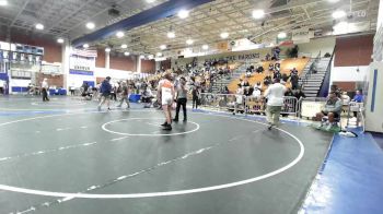 150 lbs 7th Place Match - Toby Lucas, Huntington Beach vs Caden Zendejas, Alemany