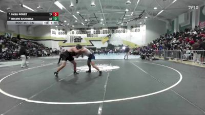 287 lbs Quarterfinal - Travin Shahbaz, Granite Hills vs Ansu Perez, Torrey Pines