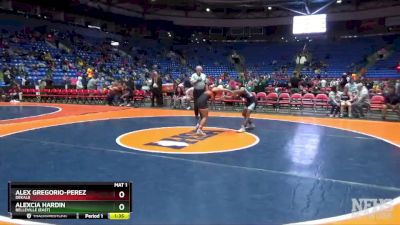 105 lbs Cons. Round 2 - Alex Gregorio-Perez, DeKalb vs Alexcia Hardin, Belleville (East)