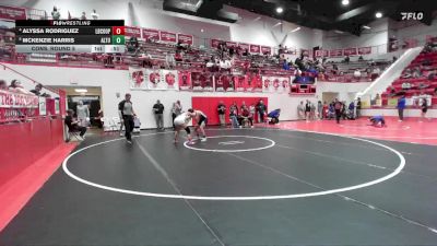 HS 140 lbs Cons. Round 5 - Alyssa Rodriguez, Lubbock Cooper vs McKenzie Harris, ALTUS