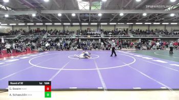 132 lbs Round Of 32 - Connor Swaim, North Kingstown vs Adam Schaeublin, Saint John's Prep