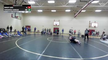 110 lbs Cons. Round 2 - Samantha Conklin, Emmett vs Rhiley Lees, LaGrande