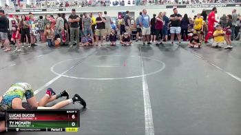 56 lbs Quarterfinals (8 Team) - Lucas Ducos, Florida Scorpions vs Ty McMath, Cocoa Beach WC