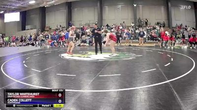 145 lbs Cons. Round 2 - Caden Collett, Huntingdon vs Taylor Whitehurst, Unattached Cumberlands