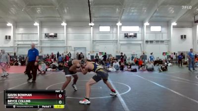 160 lbs Round 8 (10 Team) - Bryce Collins, Wrestling Mill vs Gavin Bowman, Jacket WC