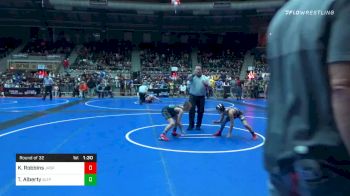 76 lbs Prelims - Kaiser Robbins, Jr. Spartans Wrestling vs Tucker Alberty, Blue T Panthers