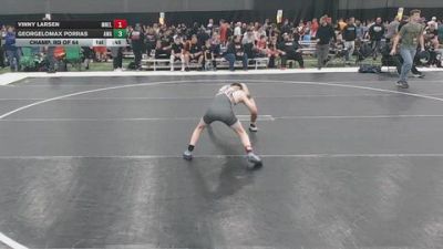 75 lbs Champ. Rd Of 64 - Vinny Larsen, MN Elite vs GeorgeLomax Porras, Arete Wrestling Academy