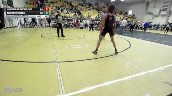 126 lbs Semifinal - Hunter Branchcomb, Wagoner vs Tiesen Wooten, Wagoner