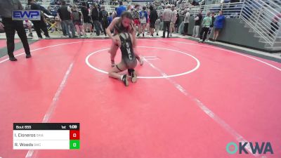 105 lbs Final - Iris Cisneros, Skiatook Bulldog Wrestling vs Riley Woods, Salina Wrestling Club