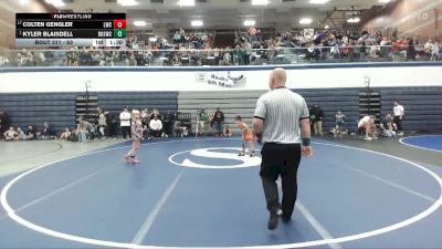 63 lbs Champ. Round 2 - Kyler Blaisdell, Brothers Of Steel Wrestling Club vs Colten Gengler, Lionheart Wrestling Club