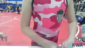 61 lbs Consi Of 8 #1 - Emily Robison, Skiatook Youth Wrestling vs AJAY Carwile II, Pin-King All Stars