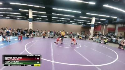 131-135 lbs Round 2 - Clover Rutland, Fort Polk Wrestling vs Hannah Dunn, Alamo City Wrestling Club