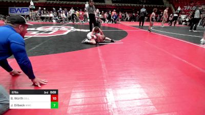 67 lbs Consi Of 4 - Kyler Miller, Glenpool Warriors vs Brennon Roblyer, Broken Arrow Wrestling Club