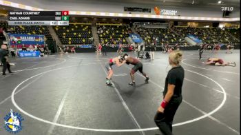 215 lbs 23rd Place Match - Cael Adams, Fort Dodge vs Nathan Courtney, Shakopee