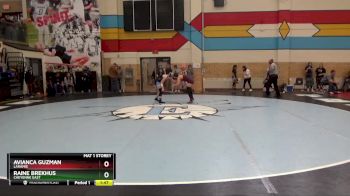 120 lbs Champ. Round 1 - Avianca Guzman, Laramie vs Raine Brekhus, Cheyenne East