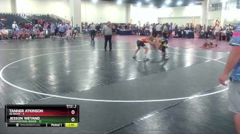 126 lbs Round 2 (10 Team) - Jesson Weyand, Team Montana Senior vs Tanner Atkinson, SD White