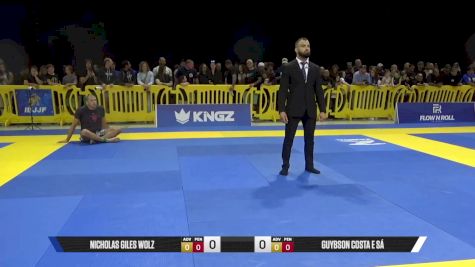 Guybson Costa E Sá vs Nicholas Giles Wolz 2025 Pan IBJJF Jiu-Jitsu No-Gi Championship