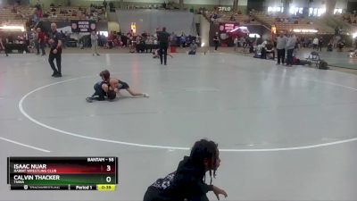 55 lbs 3rd Place Match - Isaac Nuar, Rabbit Wrestling Club vs Calvin Thacker, TNWA