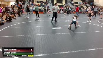 50 lbs 1st Place Match - Dayton Griebe, Cane Bay Cobras vs Prince Collins, West Wateree Wrestling Club