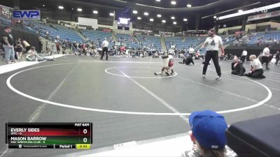 37 lbs Semifinal - Everly Sides, WTC vs Mason Barrow, Mac Wrestling Club