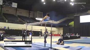 John David Glaser - Parallel Bars, SLGC - 2021 USA Gymnastics Development Program National Championships