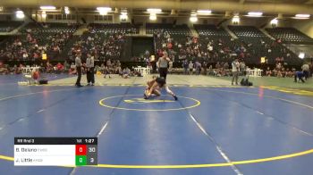 90 lbs Prelims - Brenyn Delano, Columbus Wrestling Org. Black vs Jordan Little, Kearney Matcats Blue