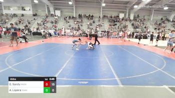 65 lbs Quarterfinal - Dakota Sandy, Mat Assassins Black vs Anthony Lopera, Team MAGA 45