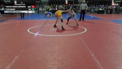 123 lbs Champ. Round 2 - Kye Knaff, Shepherd Wrestling Club vs Justus Orman-bergman, Ronan Wrestling