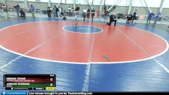 81-92 lbs Round 5 - Ariana Tovar, Victory Wrestling-Central WA vs Jordan Dunigan, NWWC