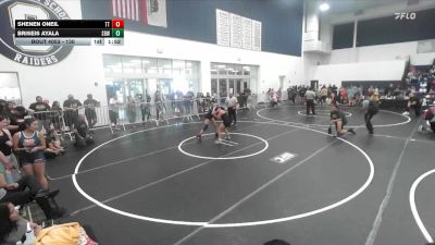 130 lbs Semifinal - Shenen ONeil, Team Thunder vs Briseis Ayala, SoCal Bears WC