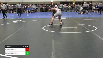 174B lbs Rr Rnd 1 - Patrick Jackson, Lock Haven vs Kent McCombs, Army